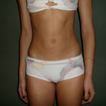 White Scrap Bikini Top