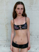 Black Scrap Bikini Top