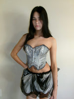 SILVER PIERCED CORSET ARCHIVE