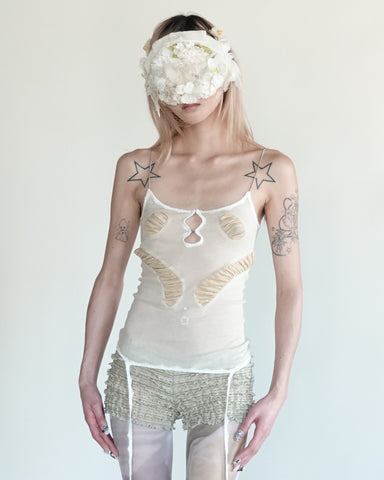 chain oyster tank top