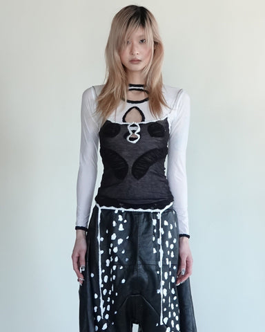 chain oyster tank top