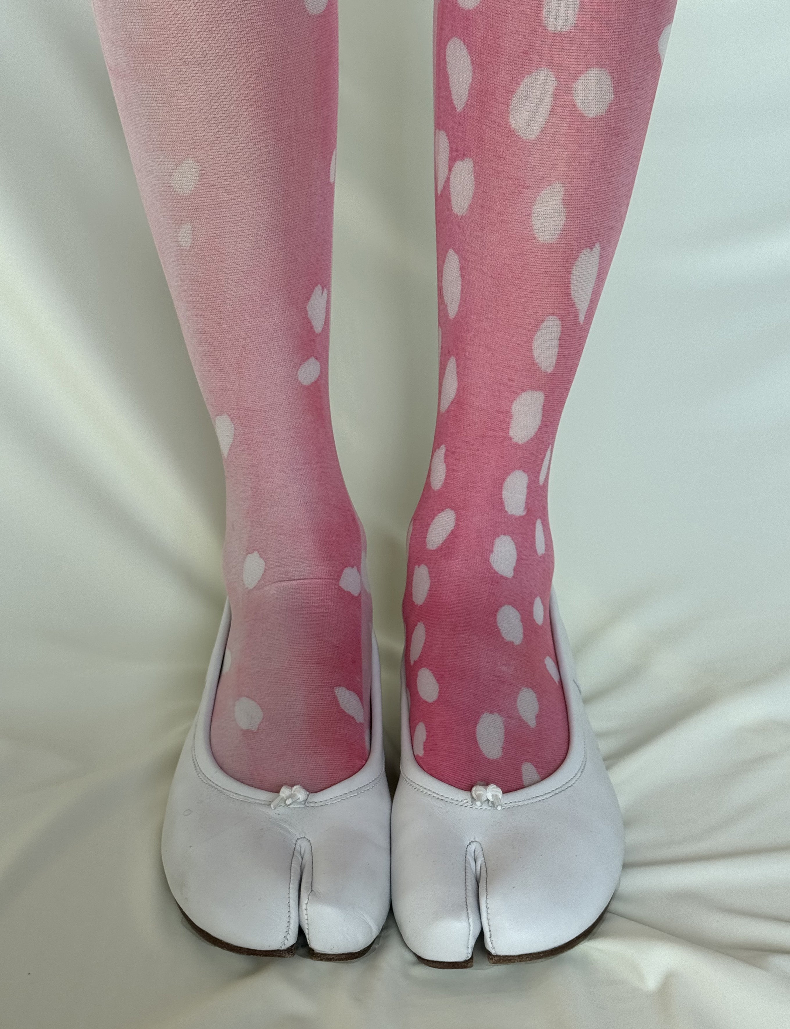 Pink Bambi over the knee socks