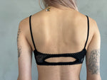 Black Scrap Bikini Top