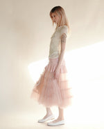 gathered tule skirt