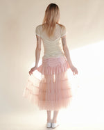 gathered tule skirt