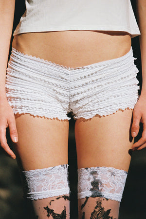 Lace Micro Shorts