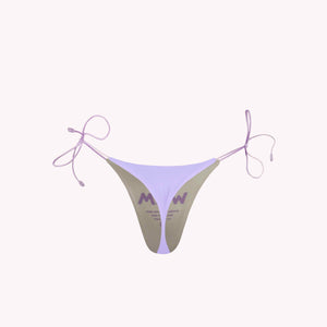 lavender purple thong bikini bottom