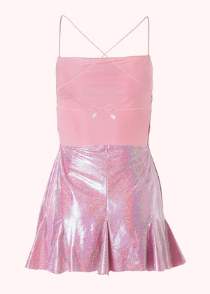 pink sparkly summer dress